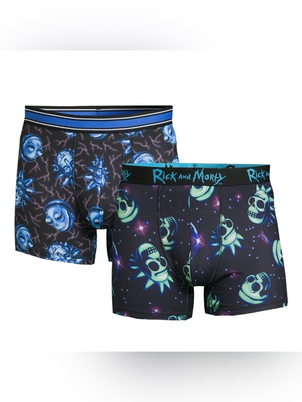 Rick and Morty Men's Boxer Briefs, 2-Pack